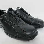 Cole Haan Nike Air Men’s Black Leather Casual Lace-Ups Size 11 1/2 M