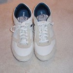 Diesel Mens Run-away White/Mojave Desert Leather Sneakers 10.5