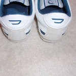 Diesel Mens Run-away White/Mojave Desert Leather Sneakers 10.5