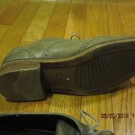 COLE HAAN /NIKE AIR MENS GREEN LEATHER LACE-UP OXFORD SHOES SIZE 9 M