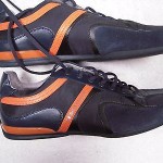 HUGO BOSS “SEAMON” ORANGE LABEL MENS FASHION SNEAKER Size EU 45