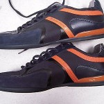 HUGO BOSS “SEAMON” ORANGE LABEL MENS FASHION SNEAKER Size EU 45