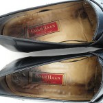 Cole Haan City Black Mens Shoes 11.5 D Leather Loafers Slip On Penny Very Good