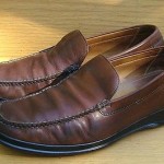 COLE HAAN Nike Air Dempsey Brown Leather Loafer Men’s size 10.5 M