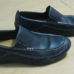 Cole Haan Men’s Casual Slip-On Moc Toe Shoes Size 8M Medium Black Leather Rubber