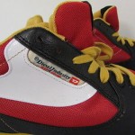 BRAND NEW DIESEL MEN ARAMIS BLACK RED NIGHT FASHION  SNEAKERS SHOES $145 SIZE 12