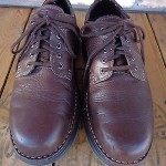 Mens TIMBERLAND Brown Leather Oxfords Casual Dress Shoes  size 10
