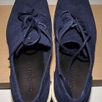 NEW Cole Haan Lunargrand Wing Tip Mens Shoes 10 M Blue Suede C10227