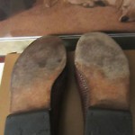 woven leather loafer by cole haan brown size 11.m