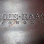 woven leather loafer by cole haan brown size 11.m