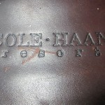 woven leather loafer by cole haan brown size 11.m