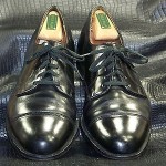 Men’s Cole Haan Black Leather Cap Toe Oxfords Size 10.5 D