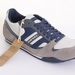 Diesel Gunner Blue Gray Lace Up Sneakers  Men’s US 8 EUR 40.5  NiB