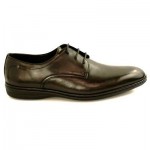 Men’s Hugo Boss casual oxfords brown leather shoes sz 9
