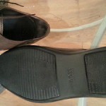 Men’s Hugo Boss casual oxfords brown leather shoes sz 9