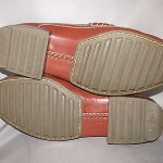 mens COLE HAAN  brown leather  Penny Loafers shoes, 10 M