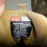 DIESEL  Fashion Sneakers  Gray / Yellow   Size US 12