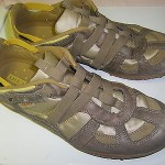 DIESEL  Fashion Sneakers  Gray / Yellow   Size US 12