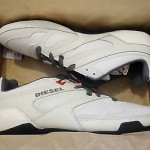 NEW DIESEL MENS SZ 8.5 Smatch S Fashion Sneaker Vaporous Grey/Bright White Shoes
