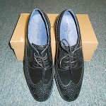 New Cole Haan Lunargrand Long Wing Tip Black 13 M
