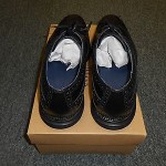 New Cole Haan Lunargrand Long Wing Tip Black 13 M