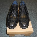 New Cole Haan Lunargrand Long Wing Tip Black 13 M