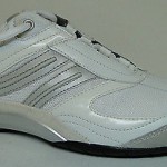HUGO BOSS Mens 9 EU 42 Whte/Silver Fashion Leather & Suede Sneakers