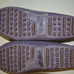 mens cole haan nike air loafers 8.5 leather slip on shoe $109