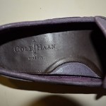 mens cole haan nike air loafers 8.5 leather slip on shoe $109