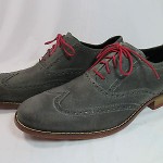 Cole Haan AIR COLTON Casual Leather Wingtip Oxford Dark Gray Sz 11M EUC!!