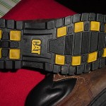 BNWOT MENS SIZE US 10.5 CAT/DIESEL POWERED LACE UP HALF BOOT