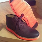 Cole Haan Lunargrand Chukka Men Shoes Leather Boots Chestnut Carotene Nike Brown