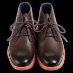 Cole Haan Lunargrand Chukka Men Shoes Leather Boots Chestnut Carotene Nike Brown