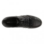 NIB Men’s HUGO BOSS Starros Black Shoes leather sneakers size 9 US, 8 UK, 42 EU