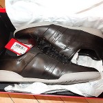 NIB Men’s HUGO BOSS Starros Black Shoes leather sneakers size 9 US, 8 UK, 42 EU