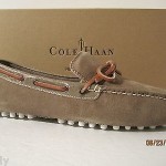 Cole Haan Air Grant Summer Khaki Suede Drivers Loafers Shoes C11550 $148 Size 10