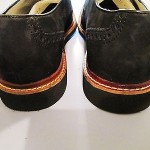 New Men Cole Haan Air Franklin Nike Air Black Suede Leather Lace-Up Shoes/Sz 9M