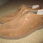 CLARKS Men’s Suede Tan Camel Desert Casual Lace Shoes Size US 12