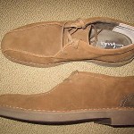 CLARKS Men’s Suede Tan Camel Desert Casual Lace Shoes Size US 12