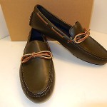 NEW COLE HAAN AIR GRANT FATIGUE LEATHER TIE DRIVING MOCS WITH NIKE AIR- MSRP$148