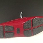 Hugo Boss Drivio Men’s Loafers Mocassins Slip On Patent Leather Shoes Red