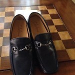 Cole Haan mens shoes 10.5 Horse Bit black leather.