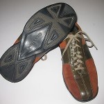 Cole Haan Nike Air Mens Olive & Orange Leather Oxfords Shoes 9.5