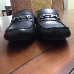 Cole Haan mens shoes 10.5 Horse Bit black leather.