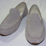 Cole Haan Air Somerset Vntian Driving Shoes/Loafers, Opal Grey Suede, 11, New