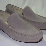 Cole Haan Air Somerset Vntian Driving Shoes/Loafers, Opal Grey Suede, 11, New