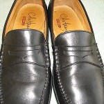 Cole Haan Nike Air BLACK Leather Penny Loafer’s Size 11 M