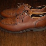 VTG COLE HAAN WOVEN LEATHER LACE UP SHOES MENS 12M MADE IN USA RARE EUC!