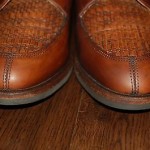 VTG COLE HAAN WOVEN LEATHER LACE UP SHOES MENS 12M MADE IN USA RARE EUC!