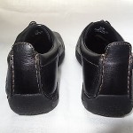 COLE HAAN Nike Air Men’s BLACK Leather Plain Toe Blucher Casual Shoes – Size 11M